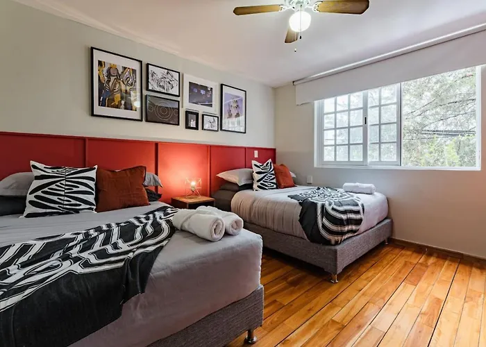 Spacious Hillside With Patio Near Polanco